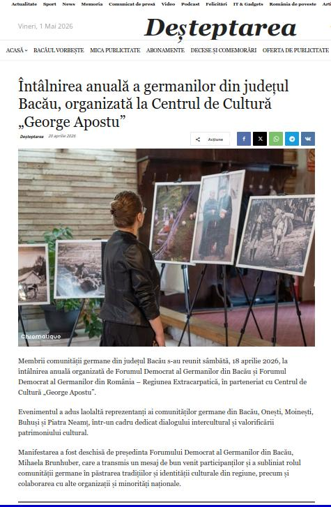 2026 04 18 DF Treffen Deutschen Bacau Desteptarea