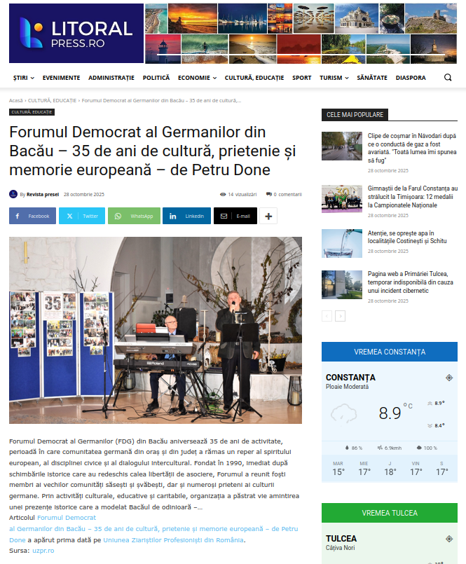 35 Jahre Forum litoralpress ro